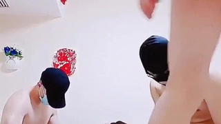 闭路电视视频中的扒手和扒手性爱